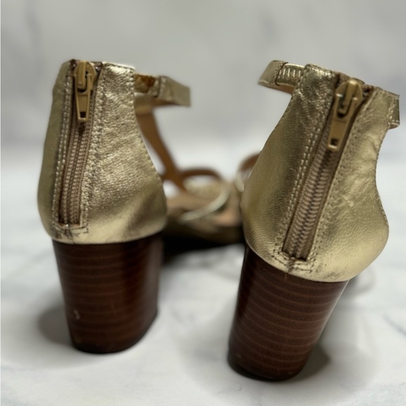 Jack Rogers Julia Block Heel Sandal – Platinum – Size 10 - Picture 5 of 11